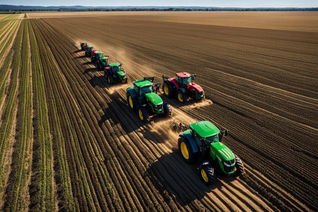 Automated farm machinery