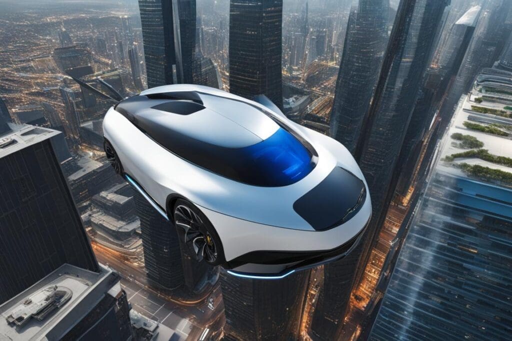 Autonomous Vehicle and Drone Image